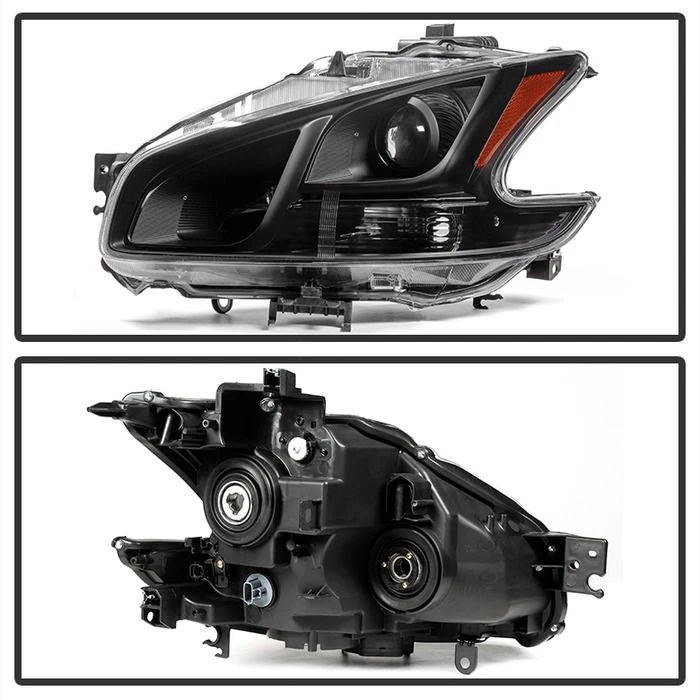 2009-2014 Nissan Maxima Projector Headlights - Black 2 2009-2014 Nissan Maxima Projector Headlights - Black - Image 2