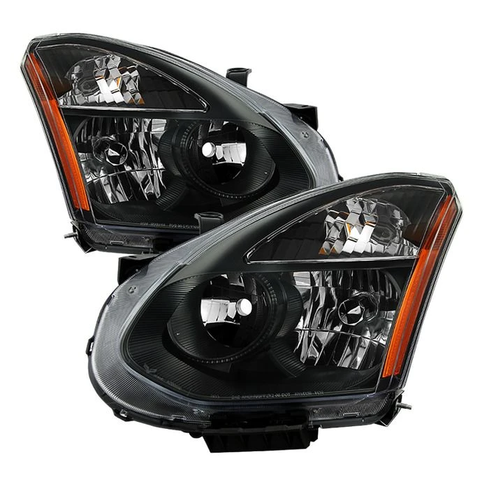 Nissan Rogue 08-14 HID Model Only ( Don_t Fit Halogen Models ) OEM Style Headlights-Black 1 Nissan Rogue 08-14 HID Model Only ( Don_t Fit Halogen Models ) OEM Style Headlights-Black