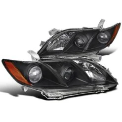 07-09 Toyota Camry [Do Not Fit Hybrid Model] Replacement Projector Headlights - Black