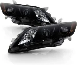 Toyta Camry 07-09 ( US Built Models Only Does Not Fit Hybrid Models ) OEM Style Headlights - Black Smoked