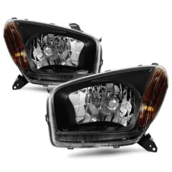 Toyota RAV4 2001-2003 OEM Style Headlights - Black
