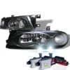 Xenon Hid Kit 93-97 Nissan Altima Jdm Black Headlights